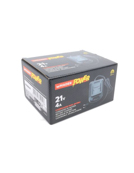 CARGADOR RAPIDO DE BATERIAS MADER POWER 21V 4AH