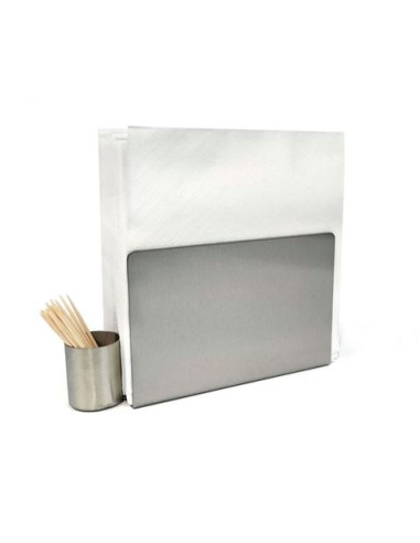 SERVILLETERO HOSTELERIA INOX CON PALILLERO MY BAR