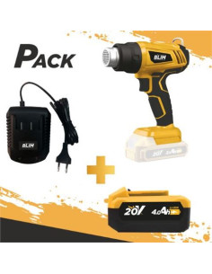 DECAPADOR DE AIRE 20V (SIN BATERÍA) + BATERIA 20V 4AH + CARGADOR DE BATERÍA