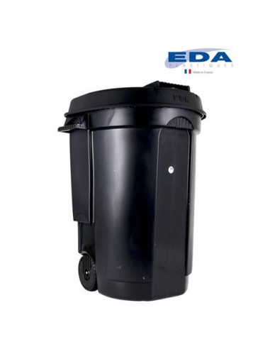 CUBO DE BASURA CON RUEDAS DE 110 LITROS EDA