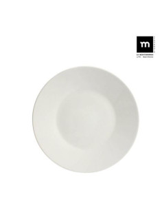 SET 6 PLATOS LLANOS IVORY BRILLO 25CM MAITRE LA MEDITERRANEA
