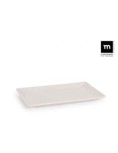 SET 24 FUENTES RECTANGULAR IVORY BRILLO 13X20CM LA MEDITERRANEA
