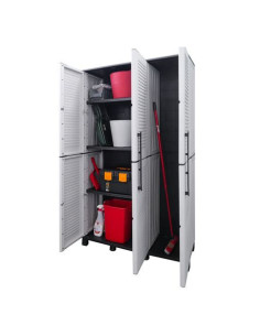 ARMARIO ALTO ANCHO CON ESTANTES Y PATAS REGULABLES ARTPLAST