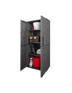 ARMARIO ALTO CON ESTANTES AJUSTABLES 680X370X1630MM ARTPLAST