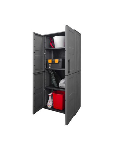 ARMARIO ALTO CON ESTANTES AJUSTABLES 680X370X1630MM ARTPLAST