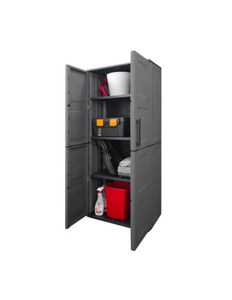 ARMARIO ALTO CON ESTANTES AJUSTABLES 680X370X1630MM ARTPLAST