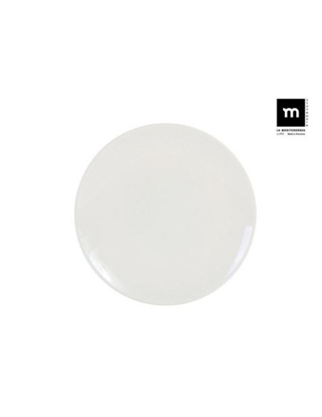 SET 6 PLATOS LLANOS 26CM MONACO IVORY LA MEDITERRANEA