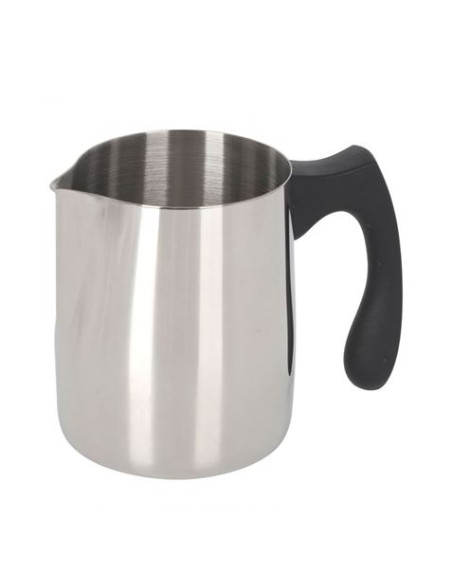 LECHERA PARA HOSTELERIA ACERO INOX MANGO GOMA 600ML QUTTIN