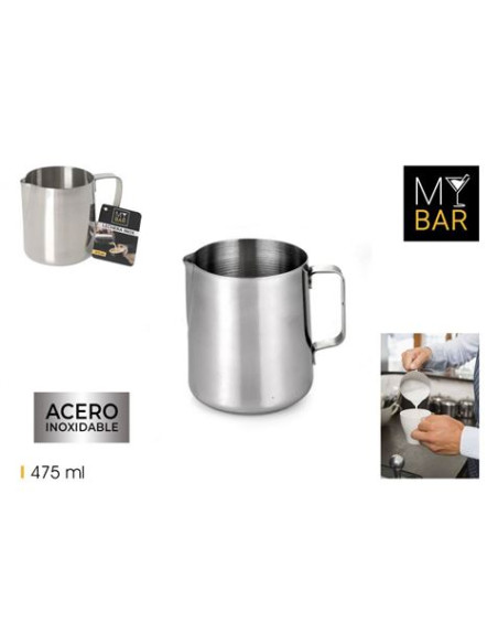 LECHERA PARA HOSTELERIA ACERO INOX 475ML QUTTIN