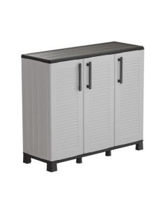 ARMARIO BAJO ANCHO CON ESTANTES Y PATAS AJUSTABLES 1020X370X900MM ARTPLAST 2