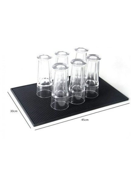 TAPETE ESCURRIDOR DE GOMA 45X30 PARA HOSTELERIA MY BAR