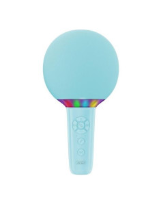 MICROFONO INALAMBRICO PARA KARAOKE BE50 AZUL XO 2