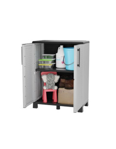 ARMARIO BAJO CON ESTANTE Y PATAS REGULABLES 680X370X900MM ARTPLAST