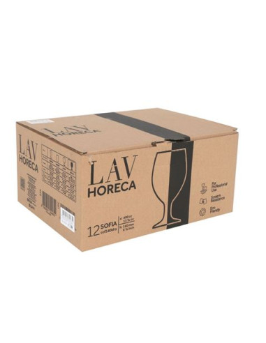 SET 12 COPAS CERVEZAS 400ML SOFIA LAV HORECA