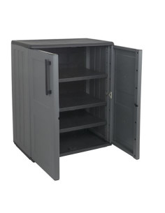 ARMARIO BAJO DE MEDIA ALTURA ESTANTE REGULABLE 680X370X840MM ARTPLAST