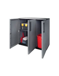 ARMARIO BAJO DE MEDIA ALTURA ESTANTES REGULABLES 1020X370X840MM ARTPLAST