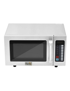 MICROONDAS PROFESIONAL 1000W 25 LITROS ACERO INOX CHEF PRO 2
