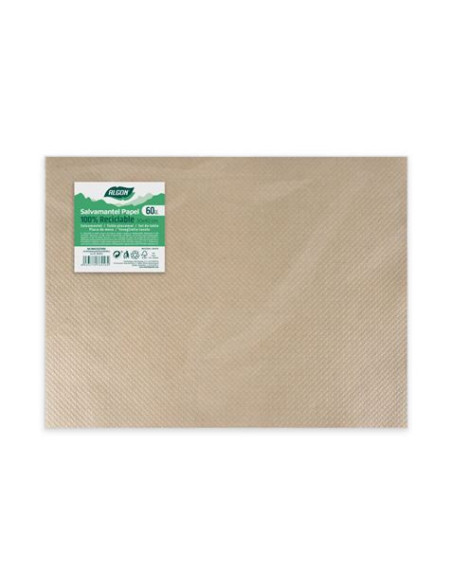 PACK 60 SALVAMANTELES KRAFT 30X40 ALGON