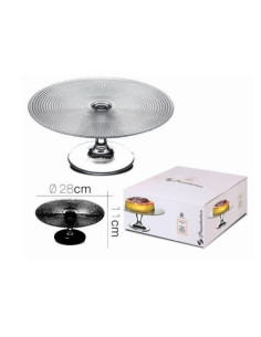 PLATO VIDRIO PARA REPOSTERIA DE 28CM PASABAHCE