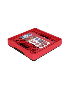CAJA PLEGABLE 25 LITROS ROJA NEGRO TONTARELLI 2