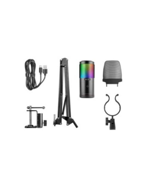 MICROFONO MMICSC NEGRO | BRAZO REGULABLE | RGB | ACCESORIOS | MARS GAMING