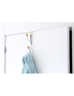 PERCHERO 2 GANCHOS PARA PUERTA BAMBÚ