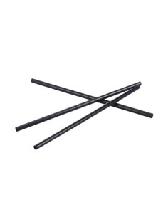 PACK 25 CAÑITAS REUTILIZABLES NEGRAS 19.5CM ALGON
