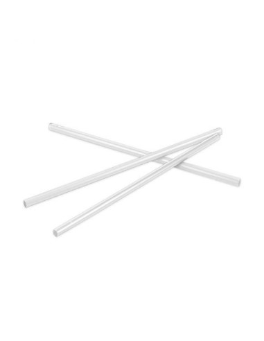 PACK 25 CAÑITAS REUTILIZABLES TRANSPARENTES 19.5CM ALGON
