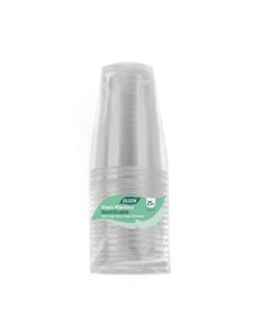 PACK 25 VASOS PLASTICOS TRANSPARENTE 250CC ALGON 2