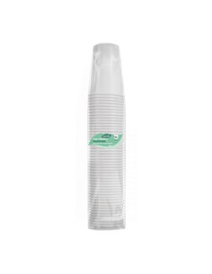 PACK 50 VASOS PLASTICOS BLANCO 250CC ALGON 2