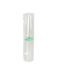 PACK 50 VASOS PLASTICOS TRANSPARENTE 250CC ALGON 2
