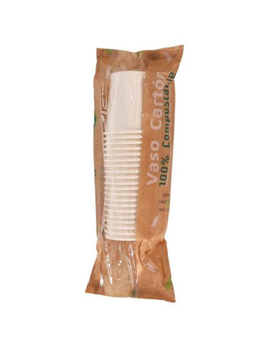 SET 20 VASO BLANCO CARTON 120CC ALGON