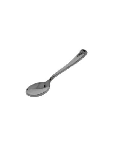 SET 50 CUCHARA 10CM PLASTICO REUTILIZABLE PLATA ALGON
