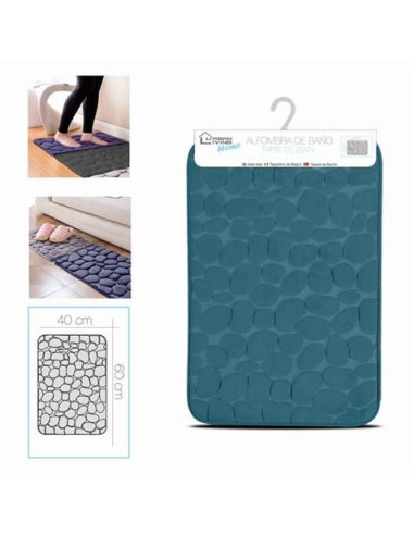 ALFOMBRA DE BAÑO 40X60CM PIEDRA AZUL URBAN LIVING