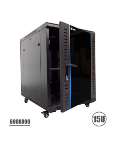 RACK 19 15U 600X800 PERFORADO CROMAD