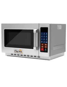 MICROONDAS PROFESIONAL 1000W 34 LITROS ACERO INOX CHEF PRO
