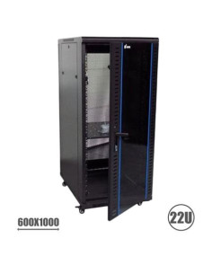 RACK 19 22U 600X1000 PERFORADO CROMAD
