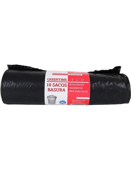 SACOS DE BASURA 150 LITROS 10 UNIDADES GREENTIME