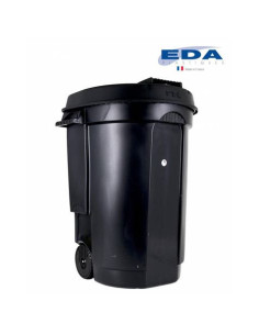CUBO DE BASURA CON RUEDAS DE 110 LITROS EDA