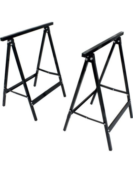 PACK 2 CABALLETES METALICOS MADER