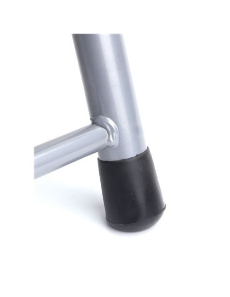 TABURETE ACERO 2 PELDAÑOS MADER