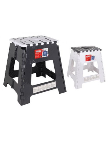 TABURETE PLEGABLE 38CM ALTURA COLORES SURTIDOS