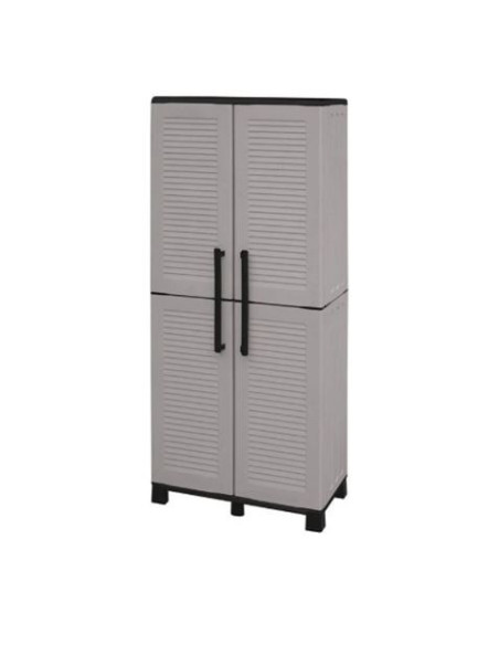 ARMARIO ALTO ESTANTES AJUSTABLES Y PATAS REGULABLES 680X370X1690MM ARTPLAST