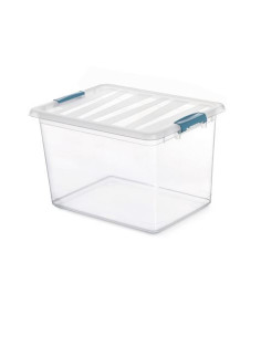 CAJA KATLA TRANSPARENTE 20 LITROS CON ASAS ERGONOMICAS 39X29X25.5CM