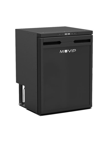 NEVERA FIJA CON COMPRESOR 12V 58 LITROS DOBLE ZONA 60W MUVIP