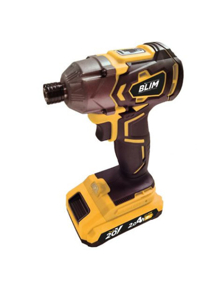 ATORNILLADOR DE IMPACTO S/CARBONES 20V | 2 BATERÍAS 2AH BLIM