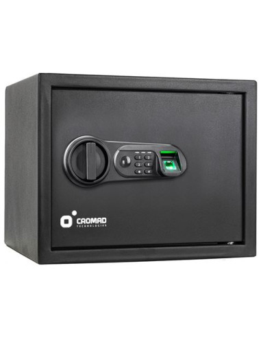 CAJA FUERTE ELECTRÓNICA CON DETECTOR DE HUELLA 300X380X300MM CROMAD