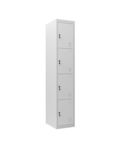 TAQUILLA METÁLICA 4 PUERTAS 1800X300X500MM CROMAD