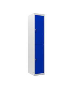 TAQUILLA METÁLICA 2 PUERTAS 1800X300X500MM AZUL CROMAD