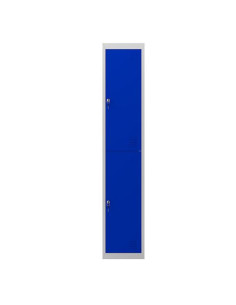 TAQUILLA METÁLICA 2 PUERTAS 1800X300X500MM AZUL CROMAD 2